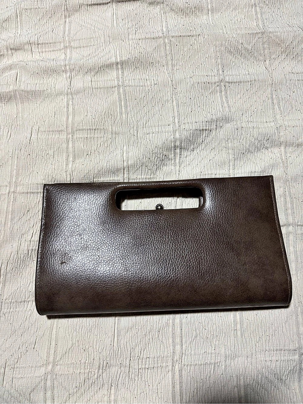 Brown Frame Clutch